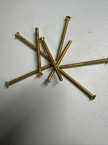 Long brass electrical screws - electrical,