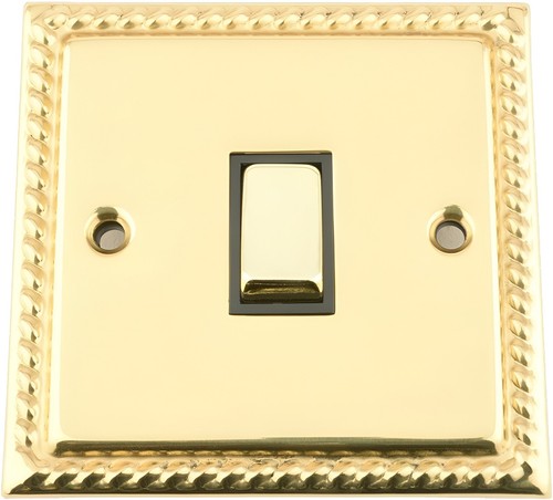 Polished brass gang way - brass,