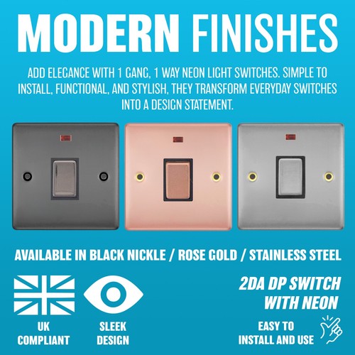 Rose gold single light - gold, switch