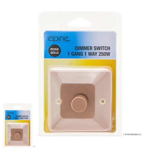 Rose gold single light - gold,