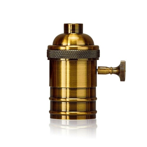 E27 screw vintage - switch, bulb